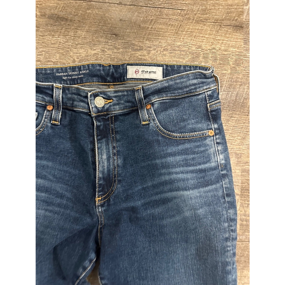 Women's Adriano Goldschmied AG Farrah skinny Jeans, Denim, 32R, Blue - Picture 2 of 8